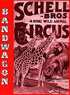 Schell Bros. Circus poster