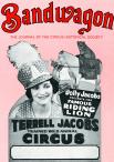 Terrell Jacobs Trained Wild Animal Circus window card 1944