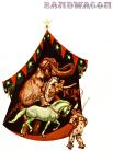 1928 Christmas card, Ringling Bros and Barnum & Bailey