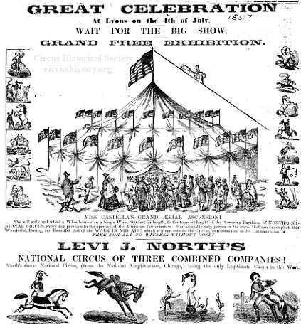 1857 North newspaper advertisement