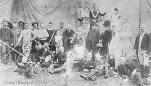 Performers, Burr Robbins 1887