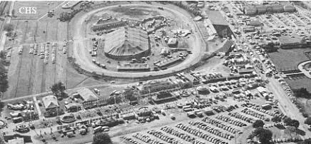 Ringling show aerial photo