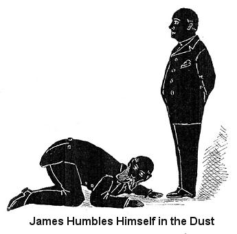 James Humbles Himself in the Dust