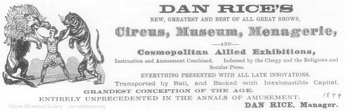 Dan Rice letterhead