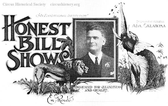 Honest Bill letterhead